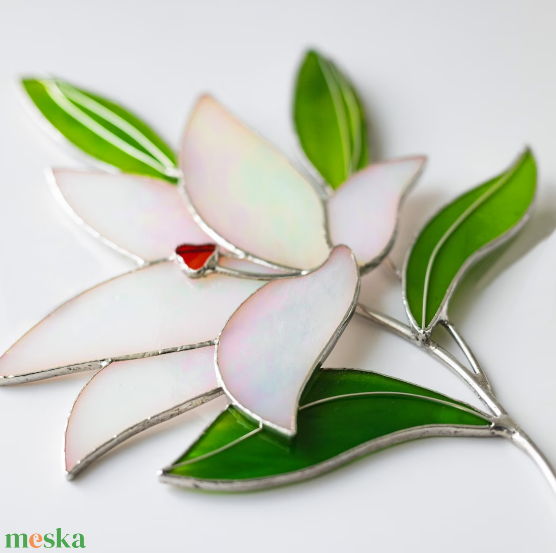 Lilomos asztalidísz Valentin napra - otthon & életmód - dekoráció - asztal és polc dekoráció - asztaldísz - Meska.hu