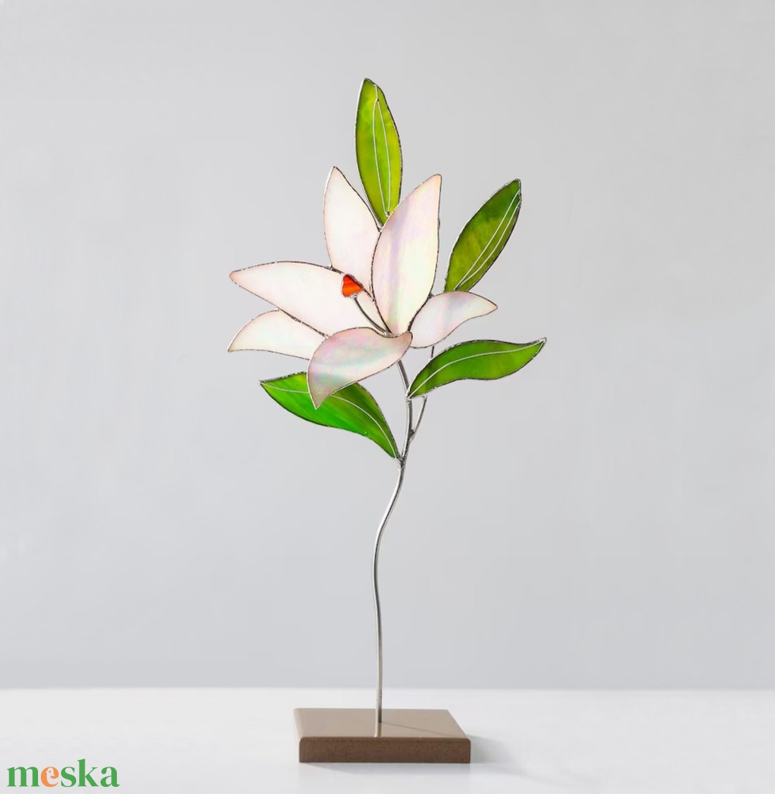 Lilomos asztalidísz Valentin napra - otthon & életmód - dekoráció - asztal és polc dekoráció - asztaldísz - Meska.hu