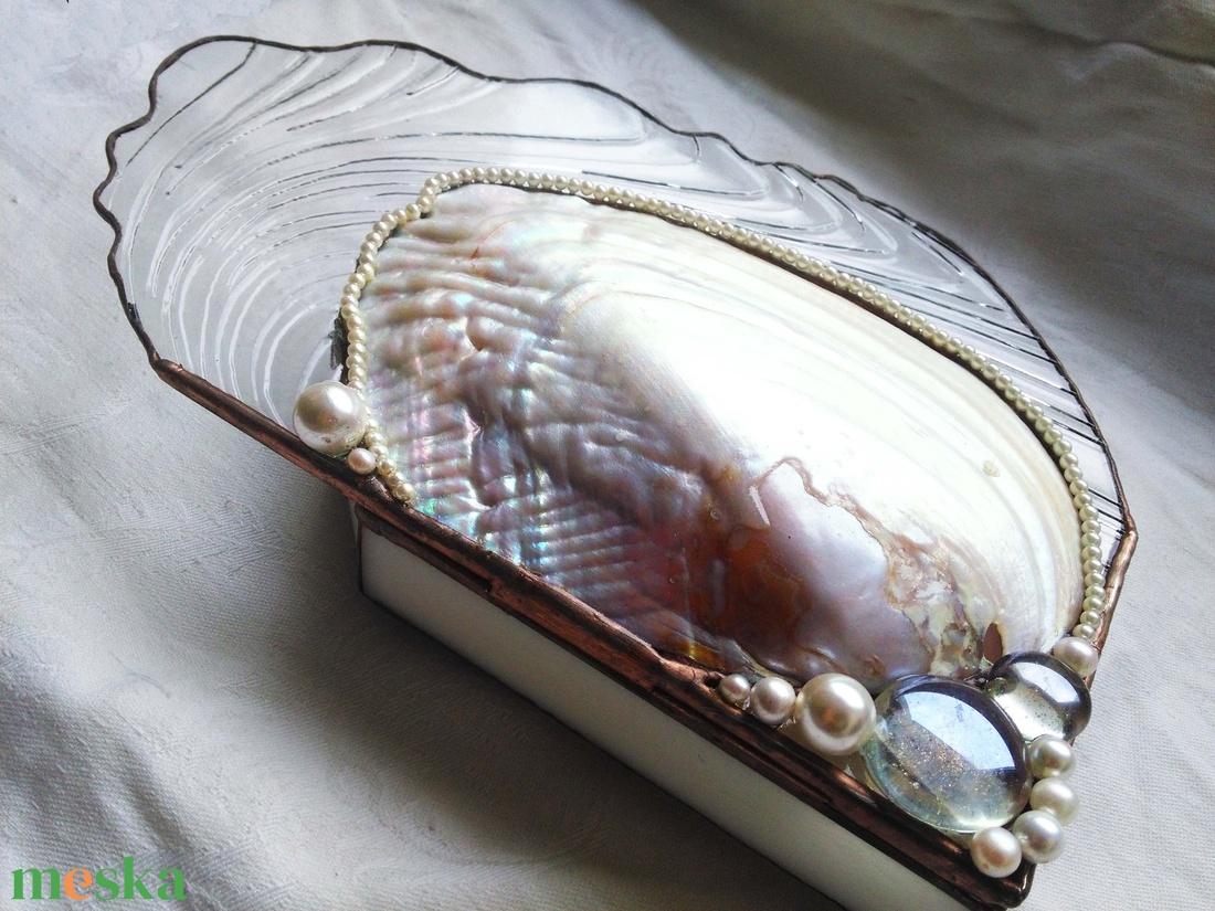 Mother of pearl luxus ékszerdoboz - ékszer - ékszertartó - ékszerdoboz - Meska.hu