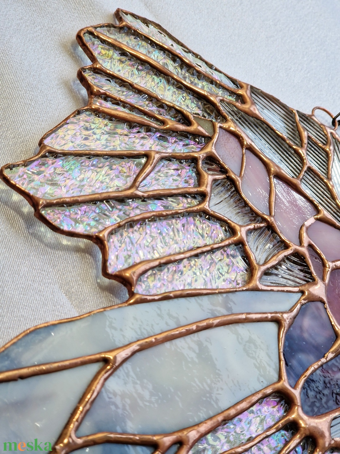 Kristályos Arkangyal nagy méretű - otthon & életmód - dekoráció - ajtó- és ablak dekoráció - ablakdísz - Meska.hu