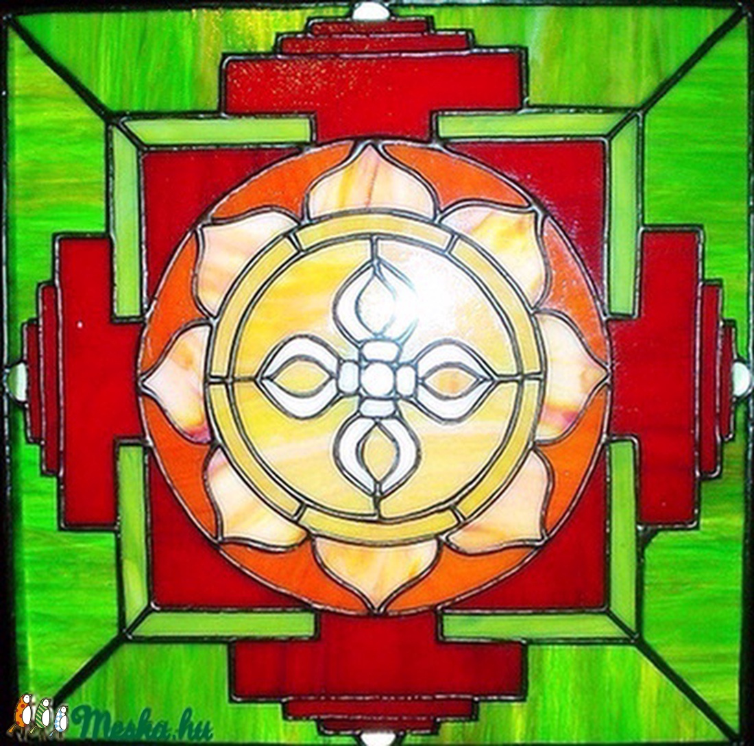 Tibeti mandala-világító tiffany falikép - otthon & életmód - dekoráció - kép & falikép - Meska.hu Tibeti mandala-világító tiffany falikép - otthon & életmód - dekoráció - kép & falikép - Meska.hu
