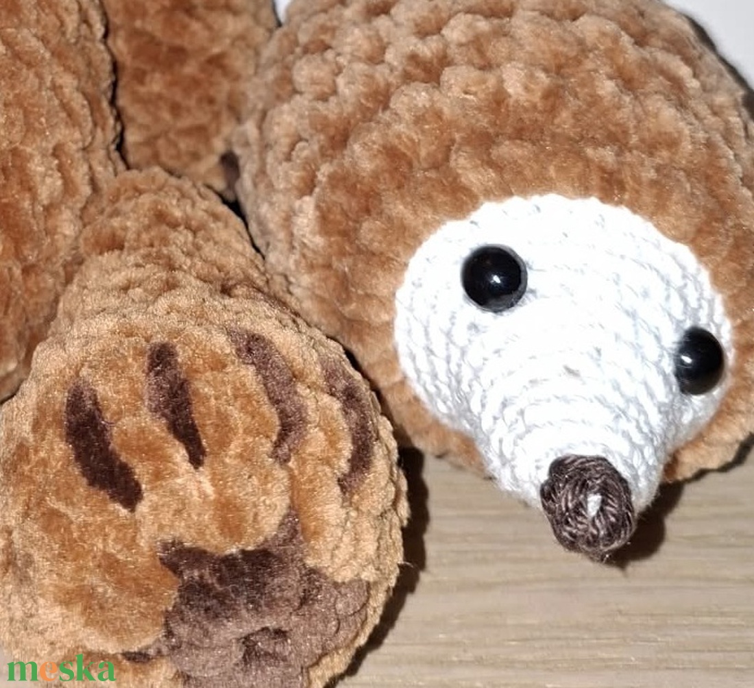 Plüss kutyus és sünike � amigurumi barátok - játék & sport - plüssállat & játékfigura - kutya - Meska.hu