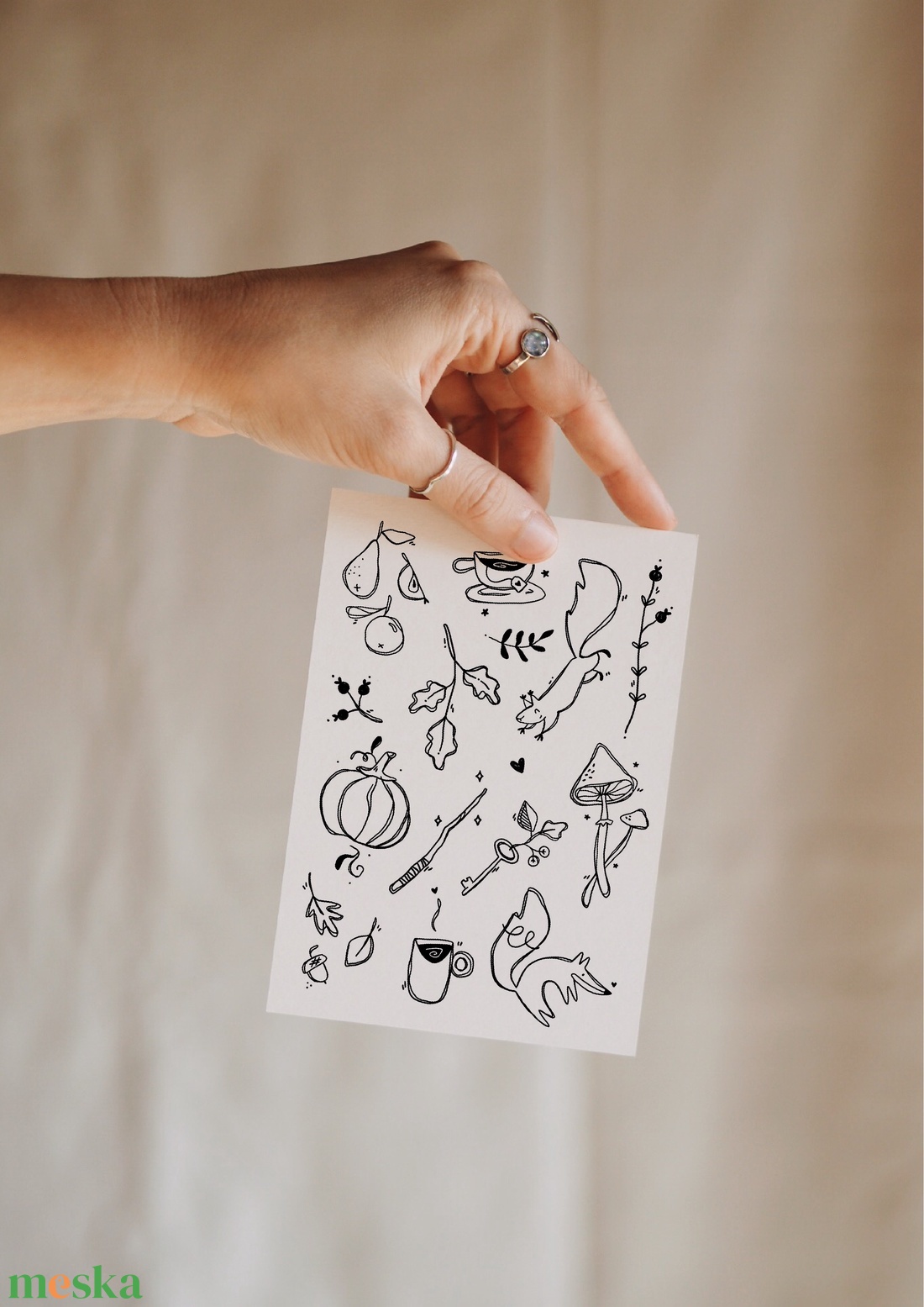 Ideiglenes tetkó // ŐSZ (A6 méretű ív) - művészet - grafika & illusztráció - digitális - Meska.hu Ideiglenes tetkó // ŐSZ (A6 méretű ív) - művészet - grafika & illusztráció - digitális - Meska.hu