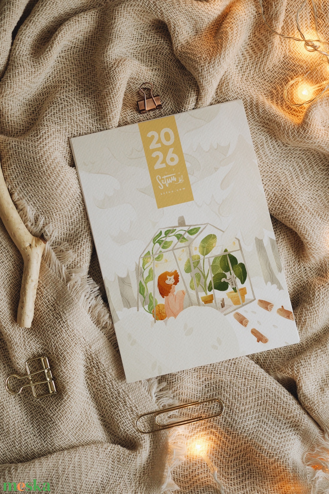 ILLUSZTRÁCIÓS NAPTÁR 2026 - otthon & életmód - papír, írószer - naptár & tervező - Meska.hu