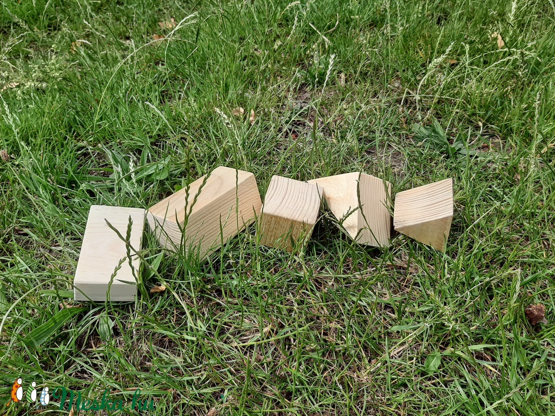 Natúr óriás építőkocka - játék & sport - készségfejlesztő és logikai játék - Meska.hu