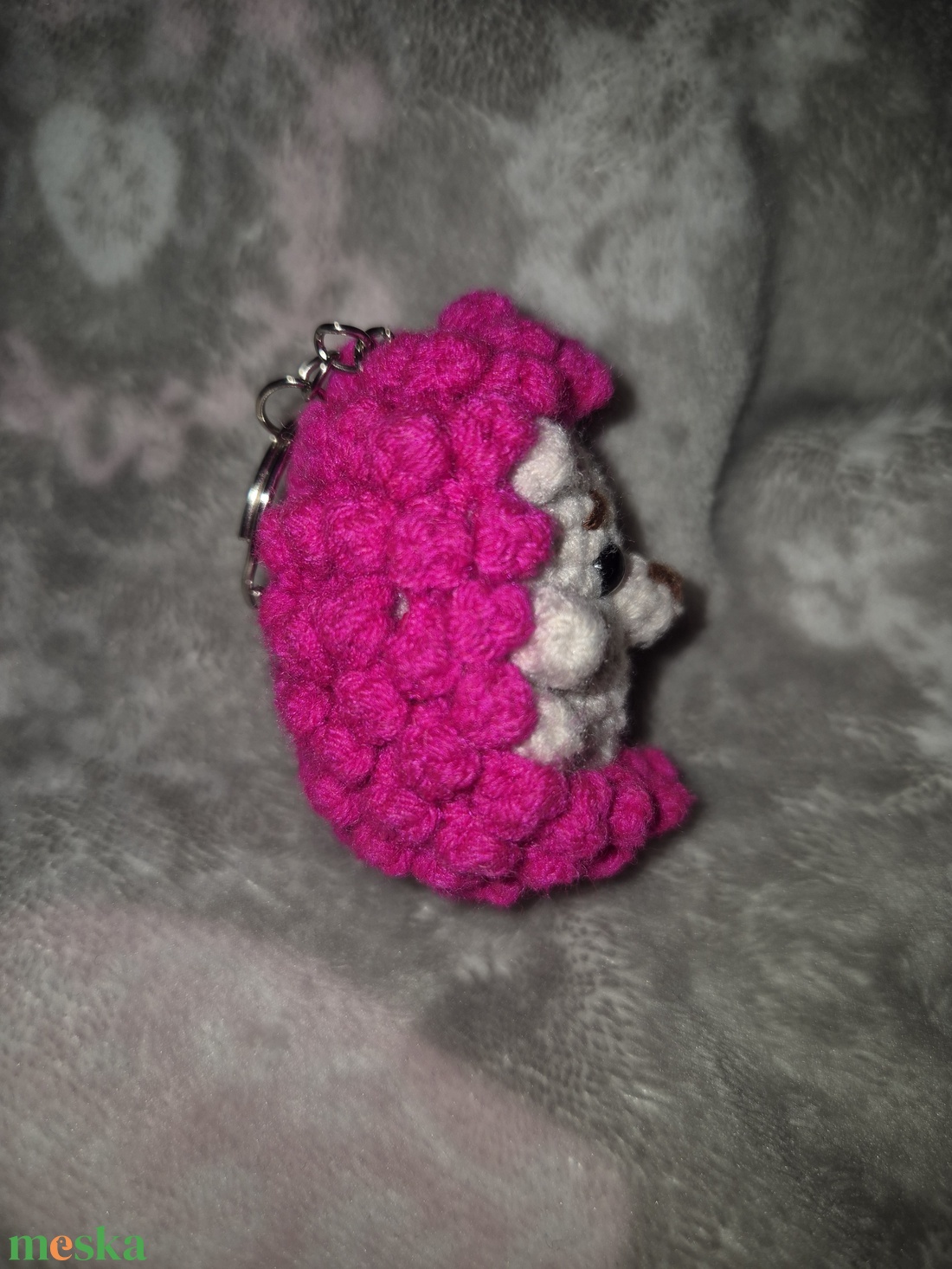 Sünis kulcstartó  - táska & tok - kulcstartó & táskadísz - kulcstartó - Meska.hu