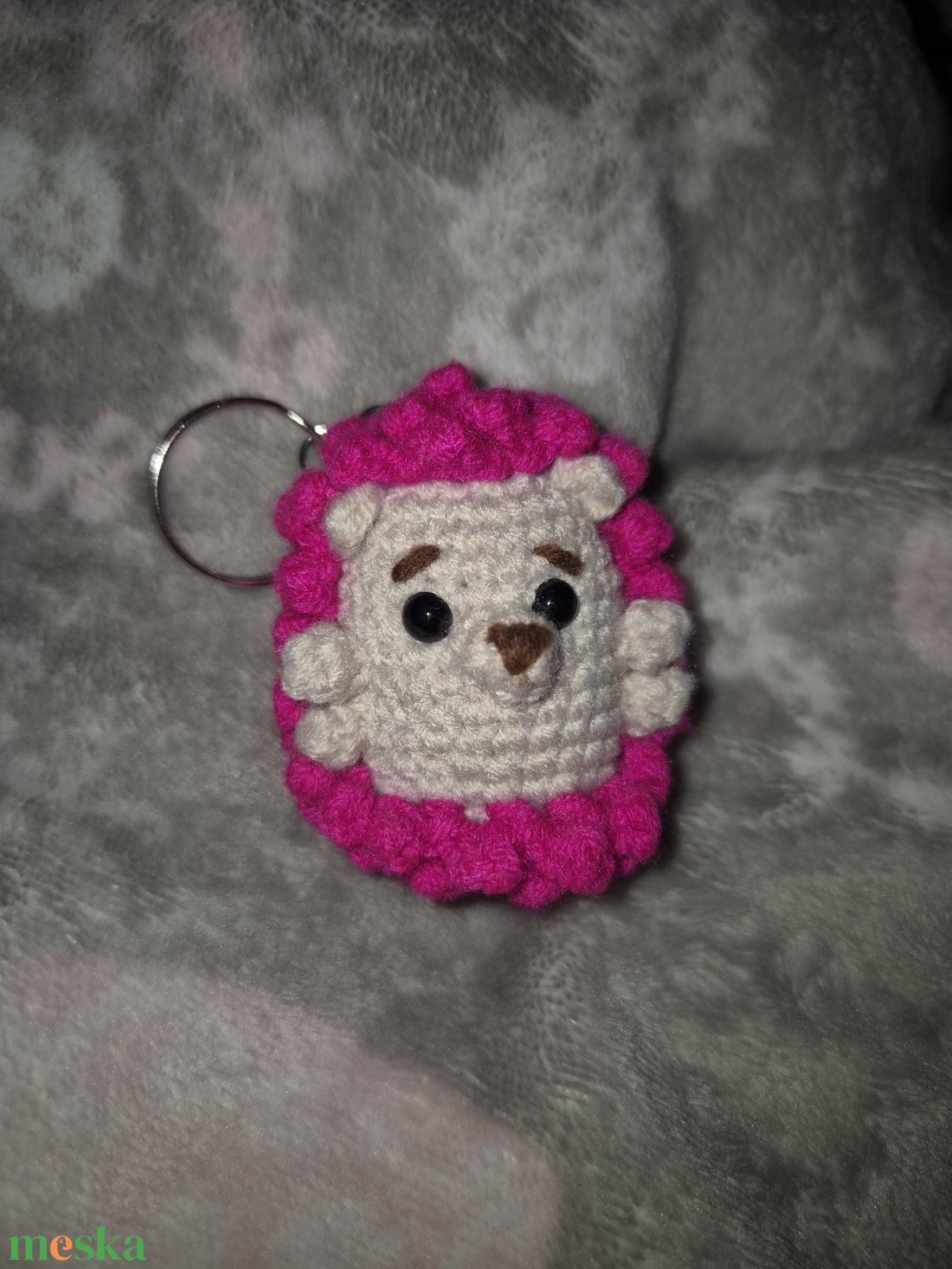 Sünis kulcstartó  - táska & tok - kulcstartó & táskadísz - kulcstartó - Meska.hu