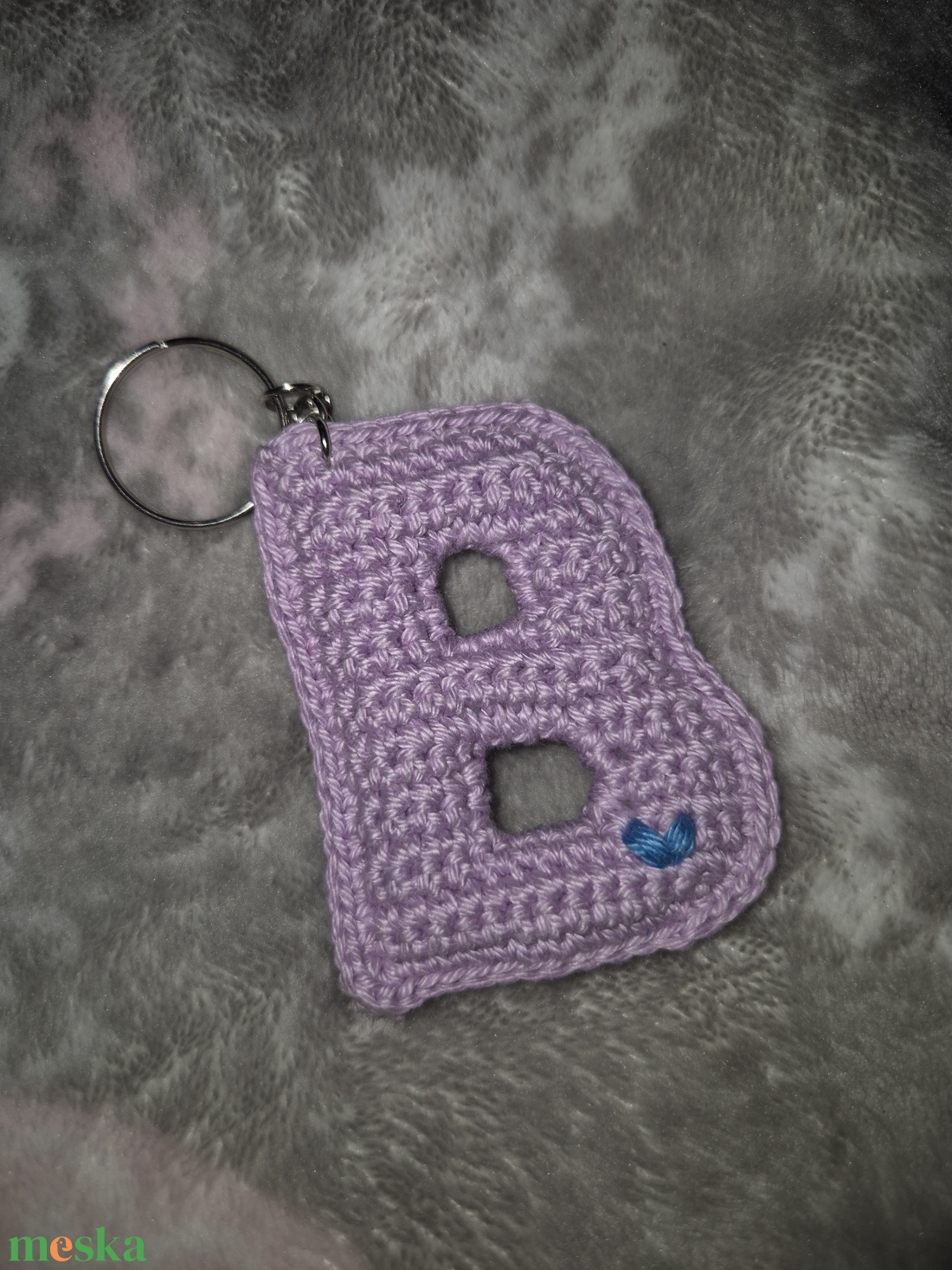 B kulcstartó  - táska & tok - kulcstartó & táskadísz - kulcstartó - Meska.hu