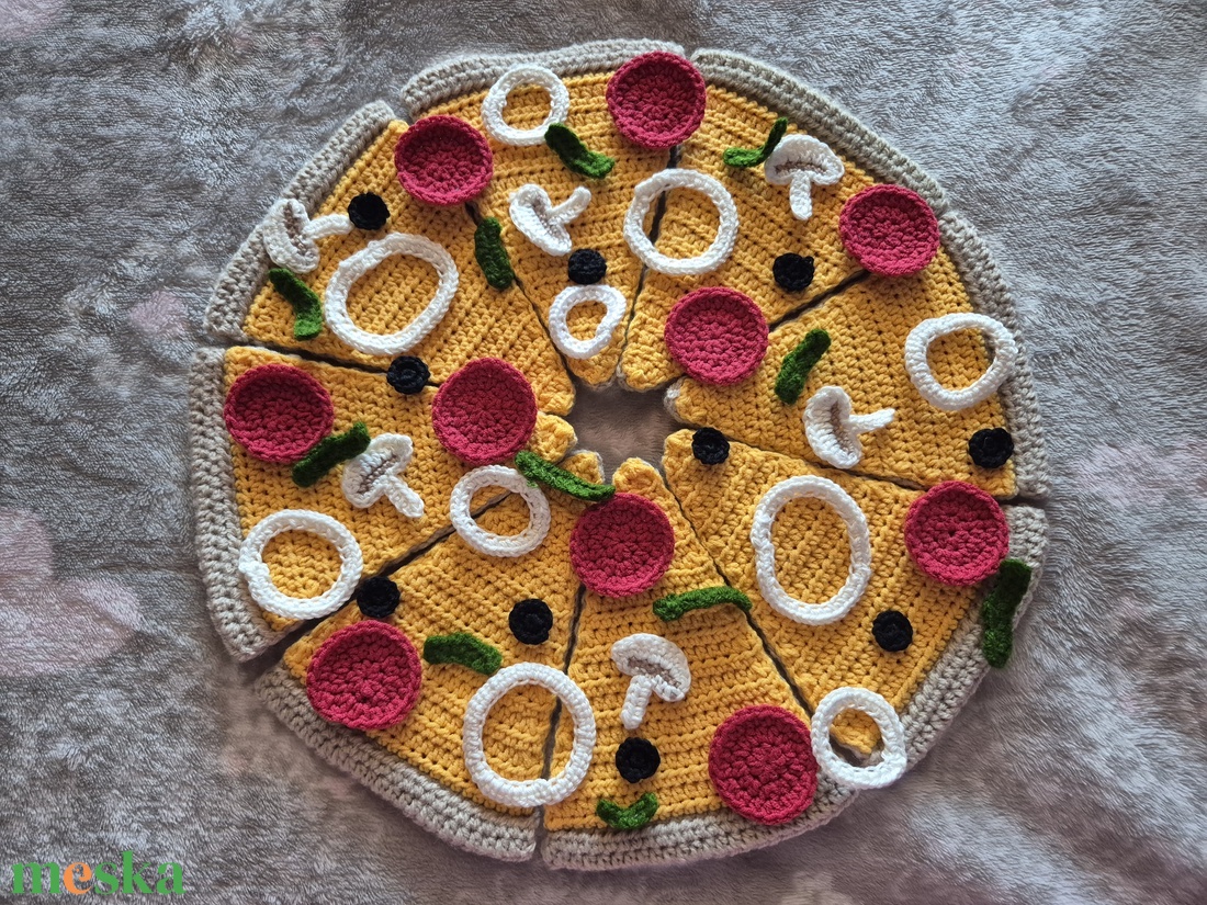 Pizza - játék & sport - gyerekkonyha - játék ételek - Meska.hu