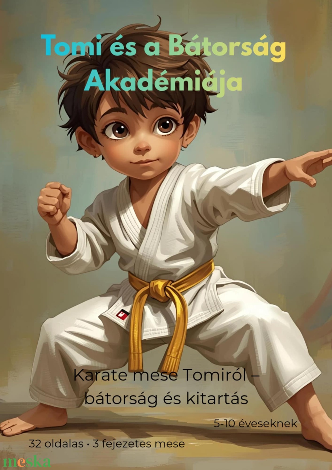 Karate mese fiúknak - Bátorságot és kitartást tanító digitális mesekönyv - művészet - grafika & illusztráció - digitális - Meska.hu