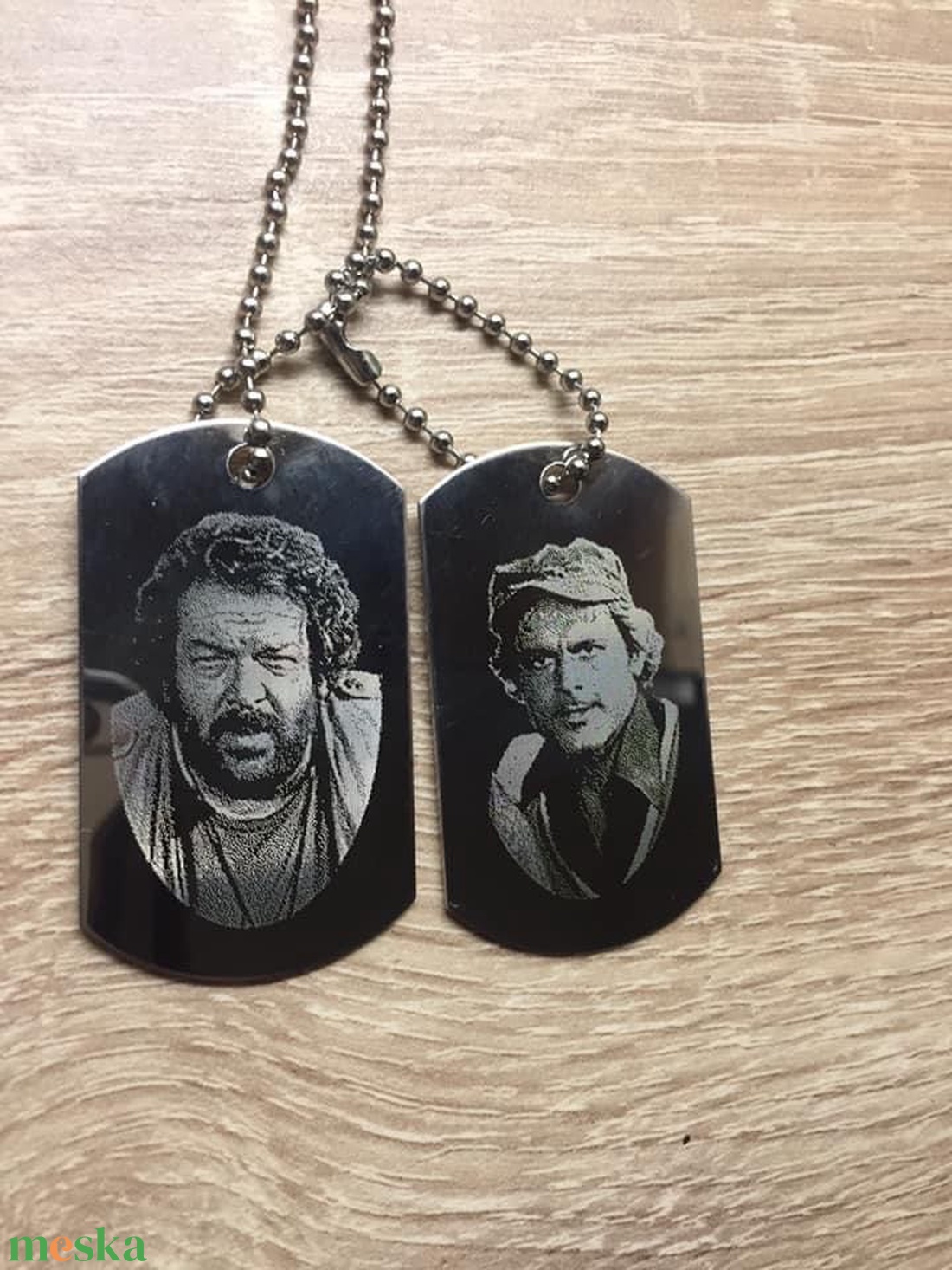 Fényképes medál, dögcédula, Bud Spencer - Terence Hill - ékszer - nyaklánc - medálos nyaklánc - Meska.hu Fényképes medál, dögcédula, Bud Spencer - Terence Hill - ékszer - nyaklánc - medálos nyaklánc - Meska.hu
