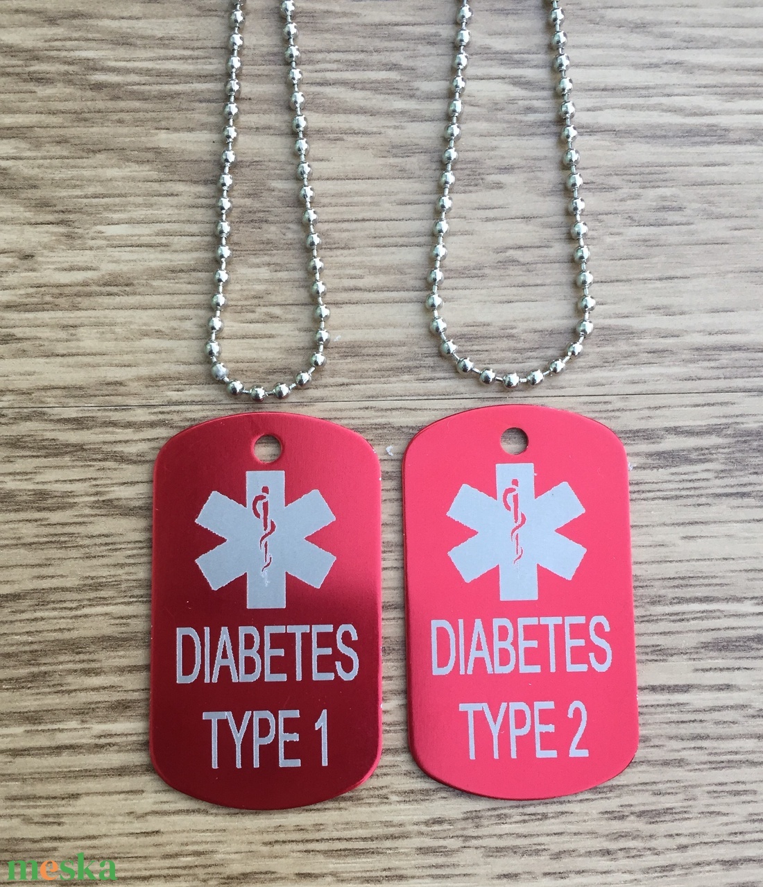 Diabetes, cukorbeteg biléta - ékszer - nyaklánc - medál - Meska.hu