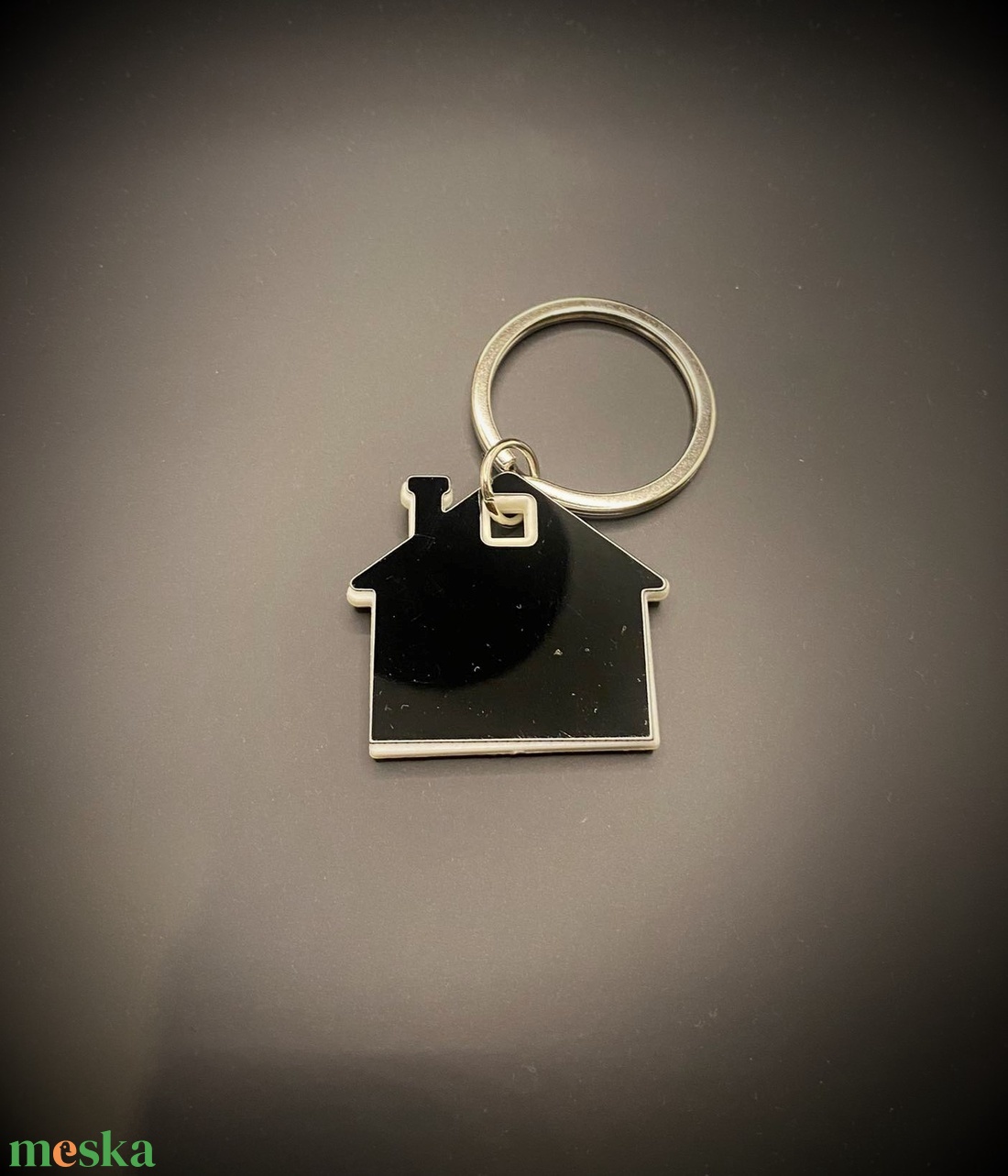 Lakás, ház, költözz hozzám kulcstartó gravírozva - táska & tok - kulcstartó & táskadísz - kulcstartó - Meska.hu