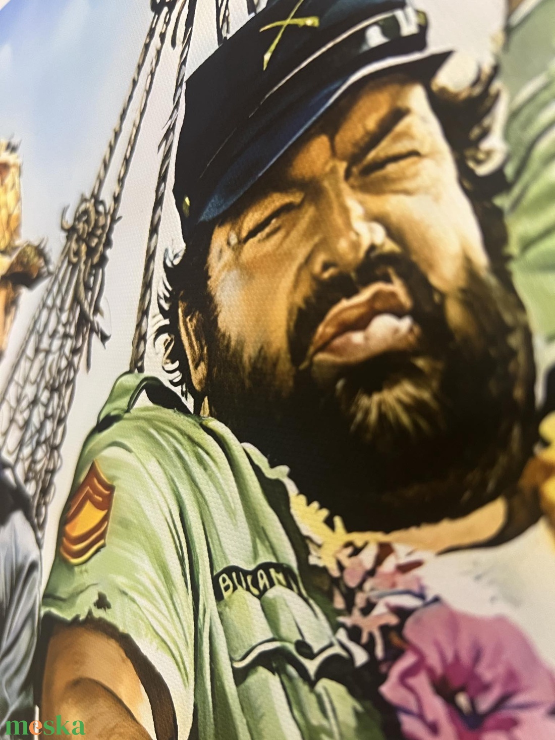 Vászonkép tekercsben, Bud Sepencer - Terence Hill , Kincs, ami nincs 100x60 cm - otthon & életmód - dekoráció - kép & falikép - vászonkép - Meska.hu