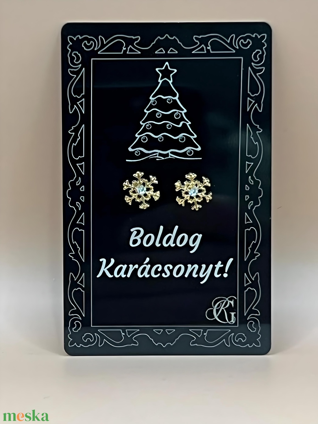 Karácsonyi fülbevaló hópihe - ékszer - fülbevaló - fülékszer - Meska.hu Karácsonyi fülbevaló hópihe - ékszer - fülbevaló - fülékszer - Meska.hu
