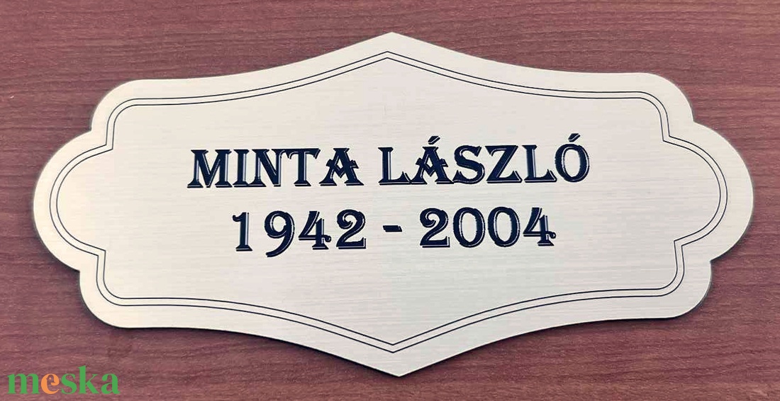 Kegyeleti tábla, sírfelirat - otthon & életmód - ház & kert - névtábla - Meska.hu