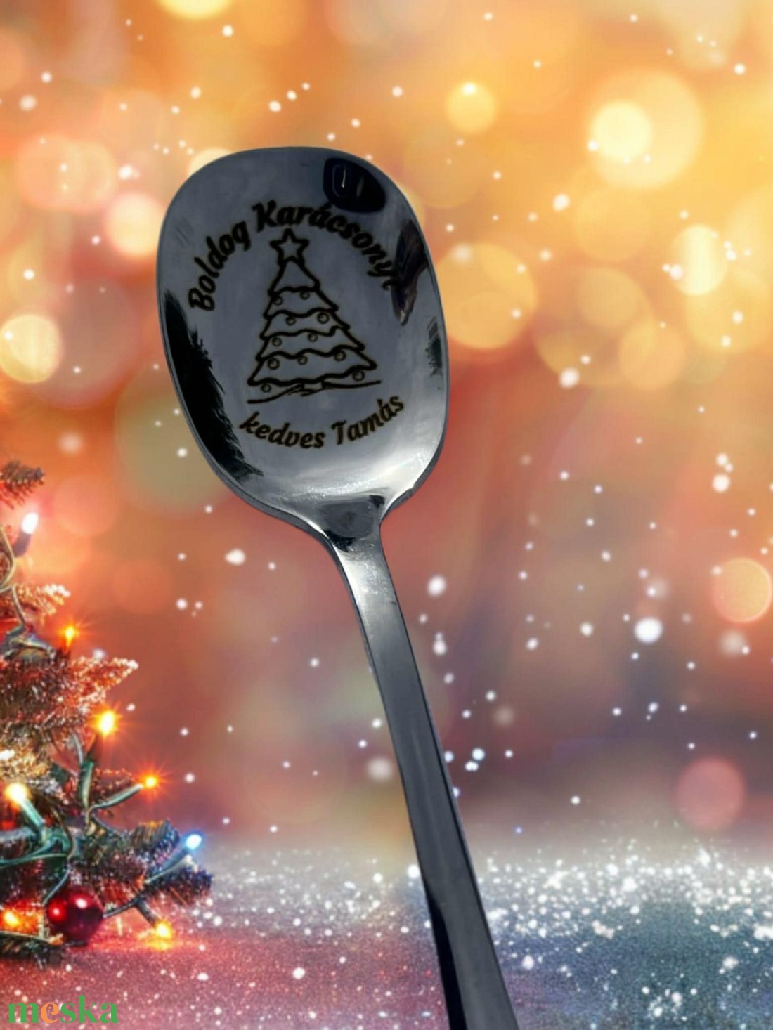 10 db kávéskanál egyedi, névre szóló gravírozással,  - otthon & életmód - konyhafelszerelés, tálalás - tálalás - kanál & villa - Meska.hu