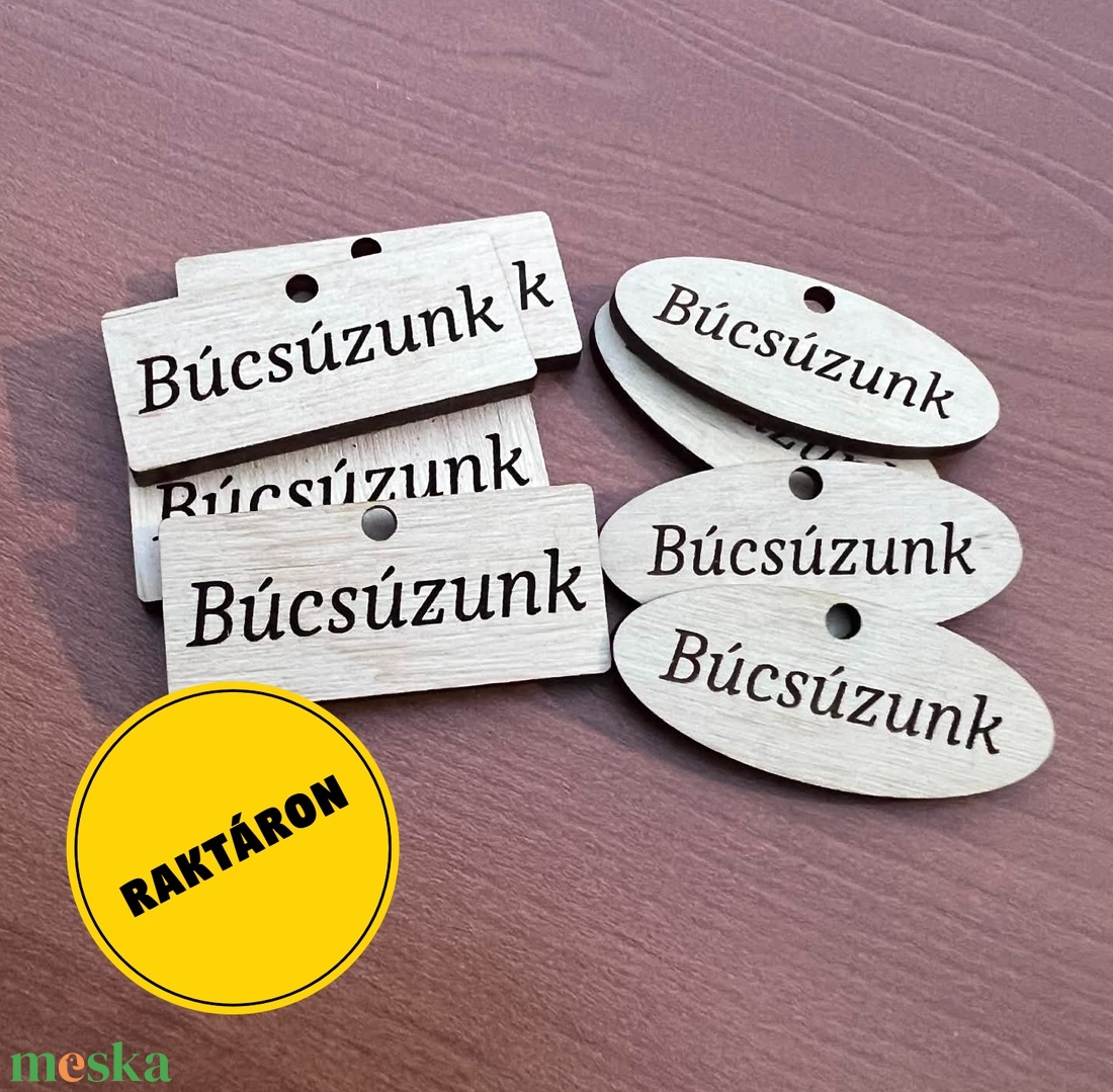 Kreatív alapanyag, búcsúzunk tábla - kellékek & szerszámok - hobby fa alapanyag - egyéb fatermék - Meska.hu