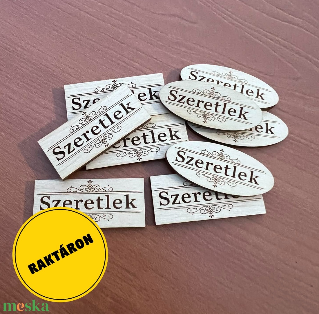 Kreatív alapanyag, szeretlek tábla - kellékek & szerszámok - hobby fa alapanyag - egyéb fatermék - Meska.hu