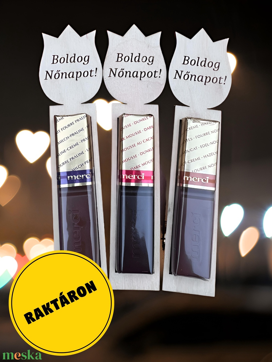 Csokiátadó nőnapra, csokoládéval  - otthon & életmód - papír, írószer - ajándékozás kellékei - pénzátadó doboz - Meska.hu