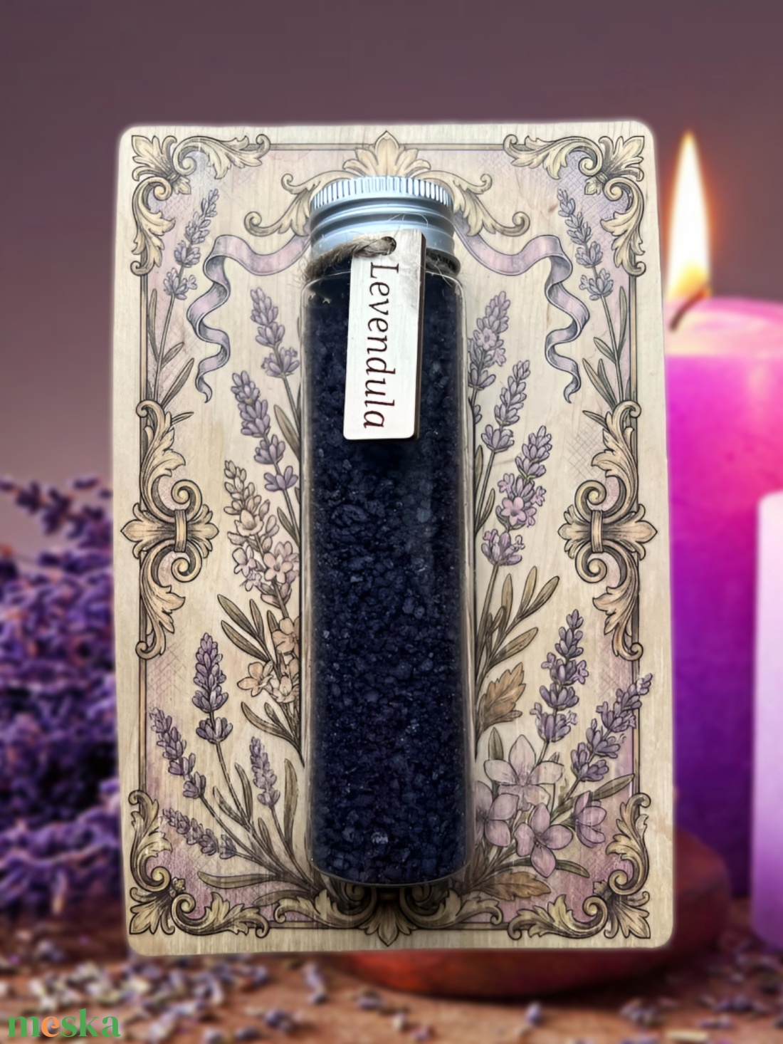 Levendula illatú fürdősó - szépségápolás - szappan & fürdés - kézműves szappan - Meska.hu