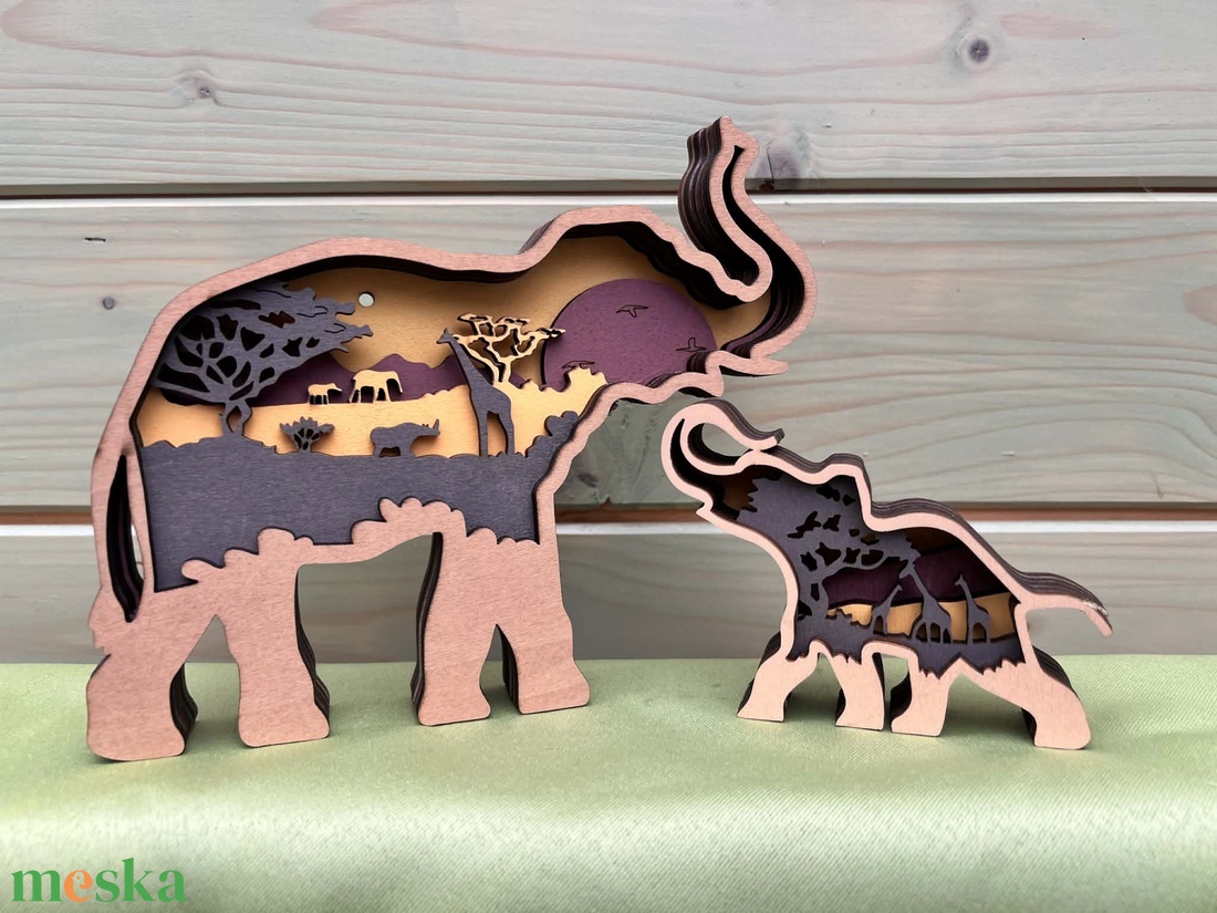 Rétegelt lemezből készült dekoráció, anya, apa - esküvő - emlék & ajándék - szülőköszöntő ajándék - Meska.hu