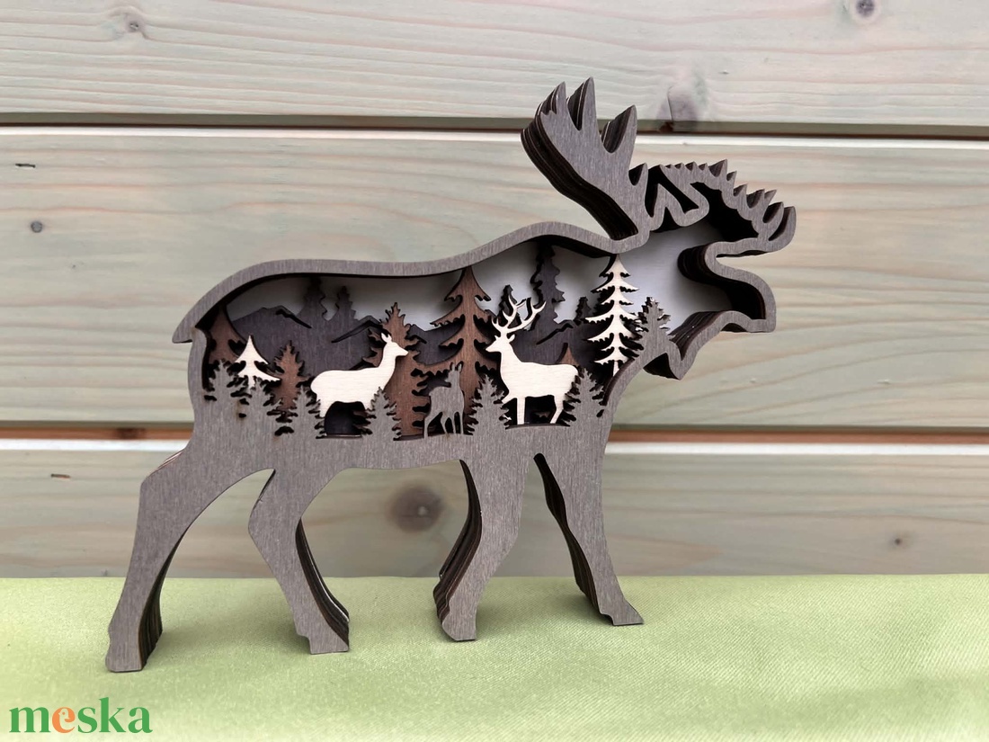 Rétegelt lemezből készült dekoráció, anya, apa - esküvő - emlék & ajándék - szülőköszöntő ajándék - Meska.hu