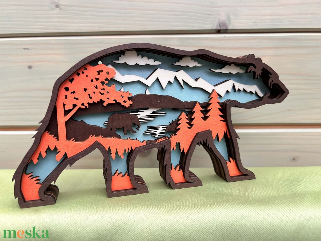 Rétegelt lemezből készült dekoráció, anya, apa - esküvő - emlék & ajándék - szülőköszöntő ajándék - Meska.hu