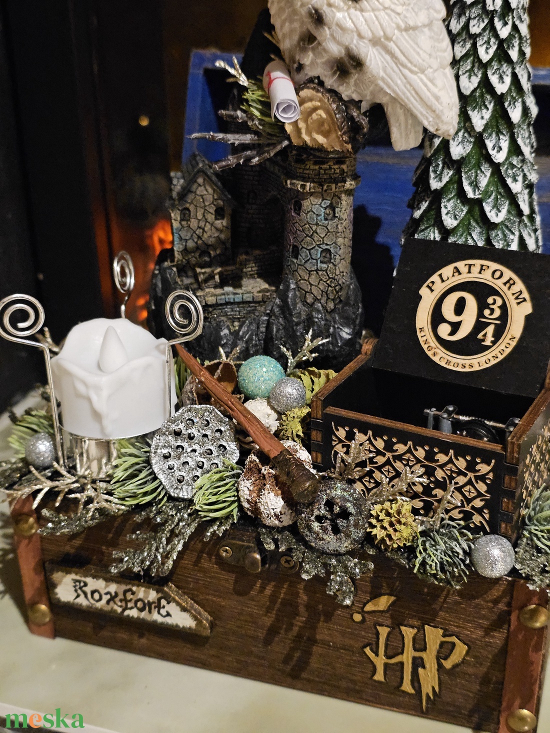 Harry Potter Artdecor karácsonyi jelenet - karácsony - karácsonyi lakásdekoráció - ünnepi asztaldekoráció - Meska.hu Harry Potter Artdecor karácsonyi jelenet - karácsony - karácsonyi lakásdekoráció - ünnepi asztaldekoráció - Meska.hu