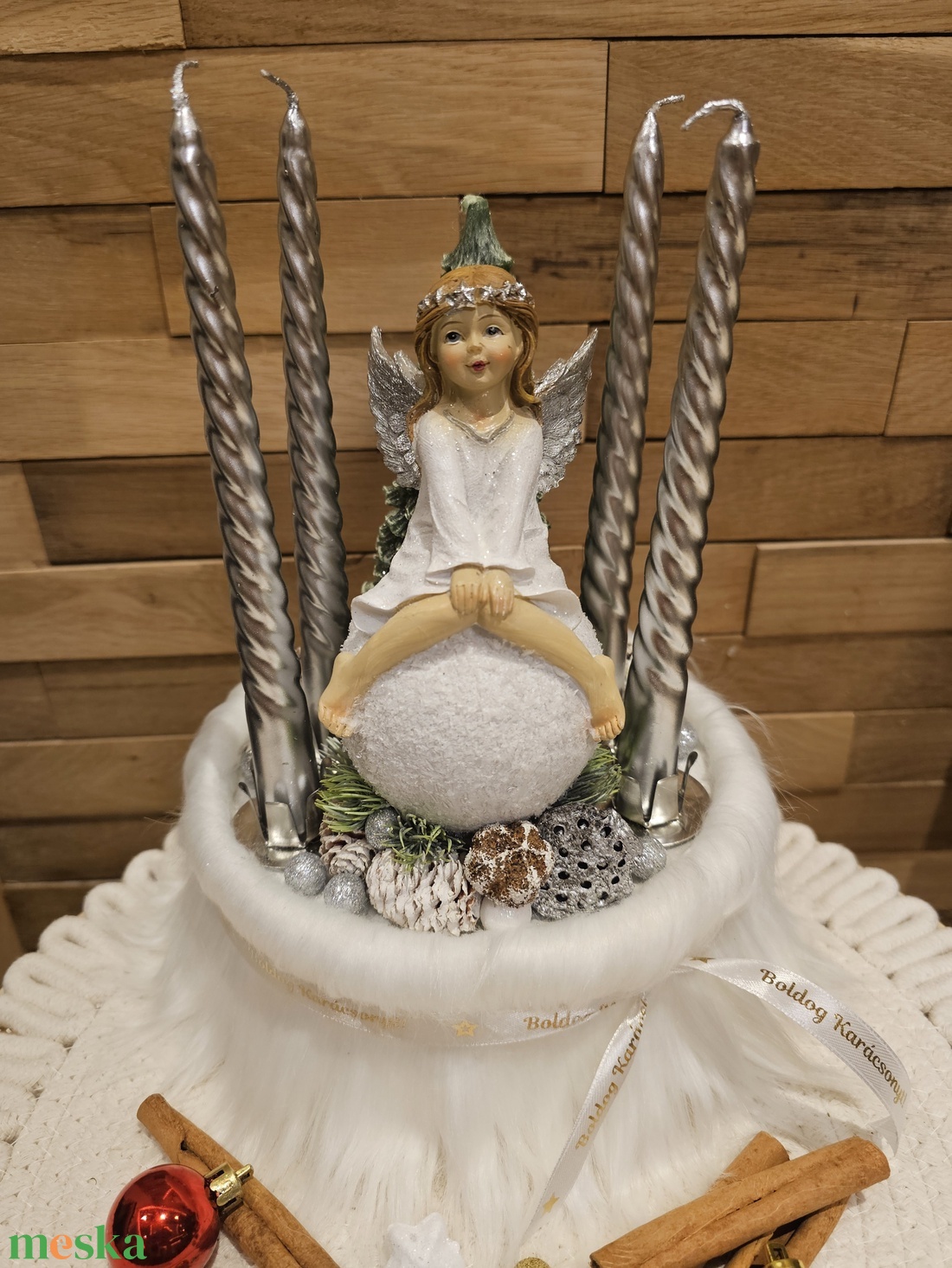 Angyalkás adventi asztalidísz - karácsony - adventi díszek - adventi asztaldísz - Meska.hu Angyalkás adventi asztalidísz - karácsony - adventi díszek - adventi asztaldísz - Meska.hu