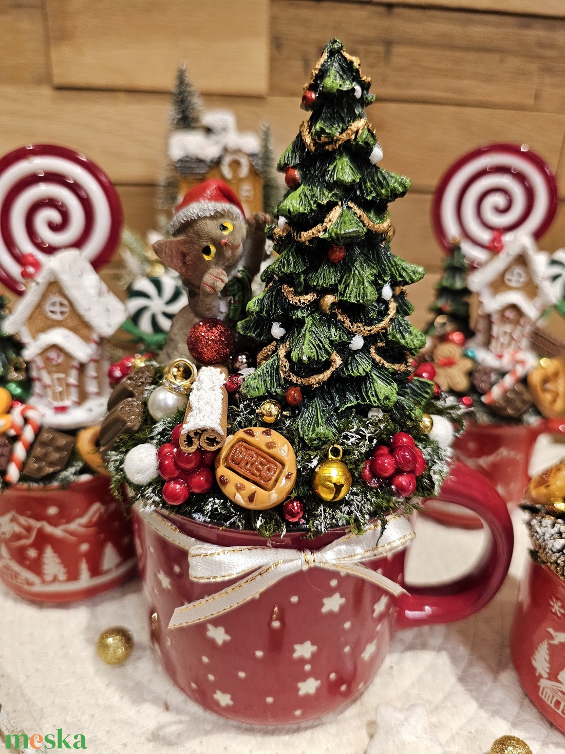 Cicás adventi bögrés dekoráció - karácsony - karácsonyi lakásdekoráció - karácsonyi lakásdíszek - Meska.hu Cicás adventi bögrés dekoráció - karácsony - karácsonyi lakásdekoráció - karácsonyi lakásdíszek - Meska.hu