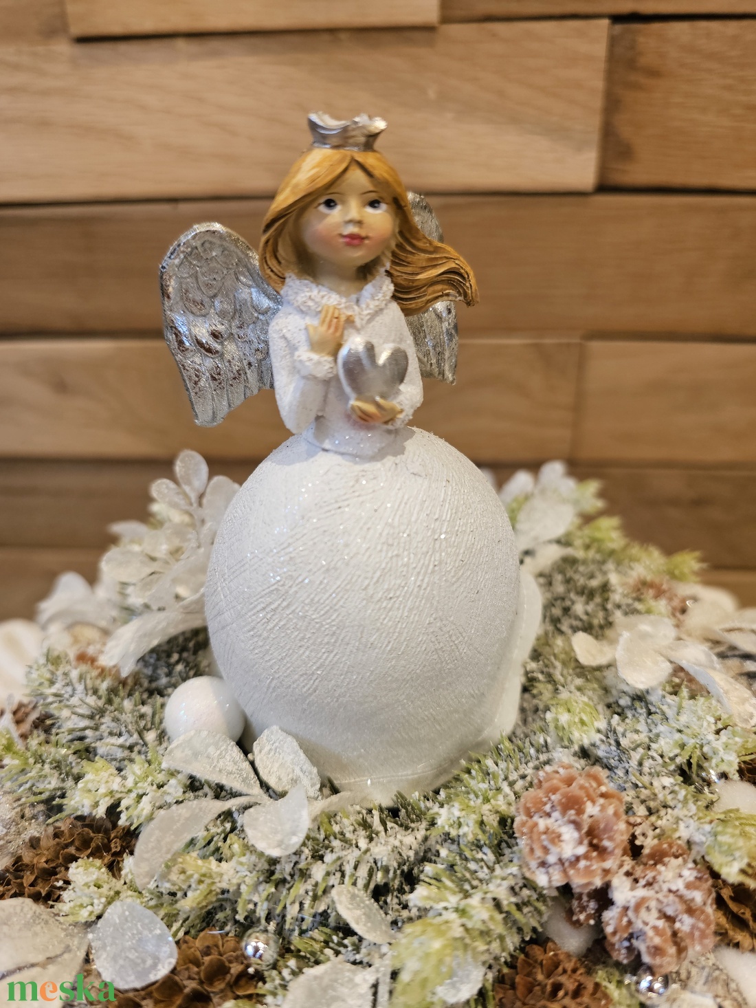 Angyalkás asztali adventi koszorú - karácsony - adventi díszek - adventi koszorú - Meska.hu Angyalkás asztali adventi koszorú - karácsony - adventi díszek - adventi koszorú - Meska.hu