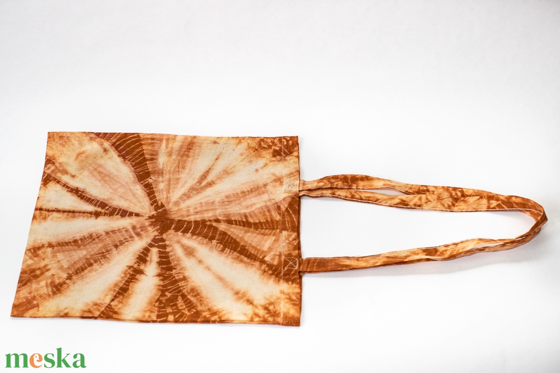 Rozsda batik vászontáska - táska & tok - bevásárlás & shopper táska - shopper, textiltáska, szatyor - Meska.hu