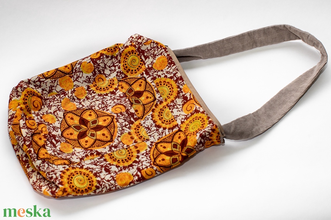 Narancs-bézs táska - táska & tok - kézitáska & válltáska - tarisznya - Meska.hu