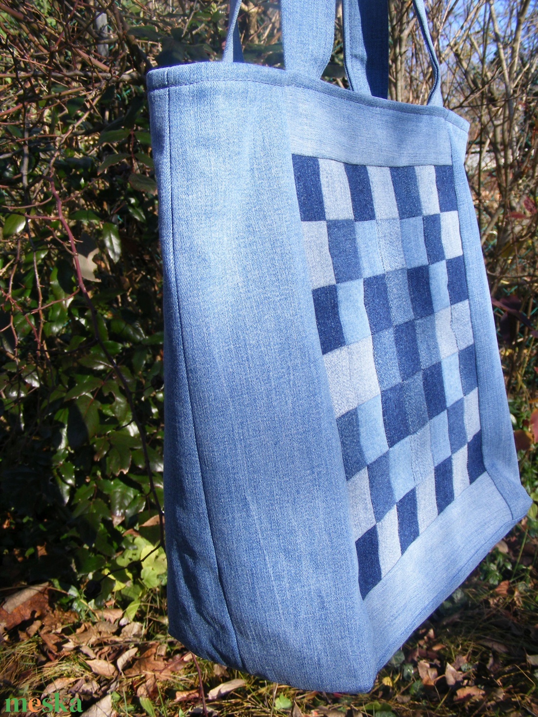 Farmer patchwork táska - táska & tok - kézitáska & válltáska - vállon átvethető táska - Meska.hu