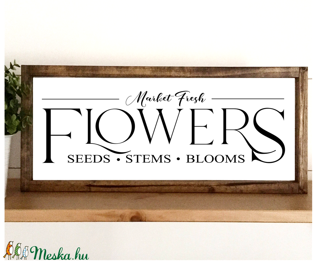 127 Market fresh flowers 40x20 cm - - Meska.hu 127 Market fresh flowers 40x20 cm - - Meska.hu