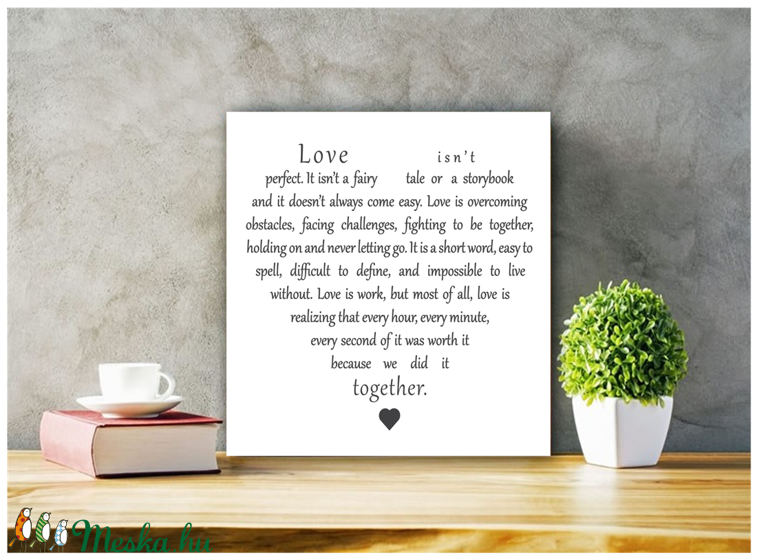 Love isn't perfect 30x30 cm fekete vagy fehér fa tábla - otthon & lakás - dekoráció - táblakép - Meska.hu Love isn't perfect 30x30 cm fekete vagy fehér fa tábla - otthon & lakás - dekoráció - táblakép - Meska.hu