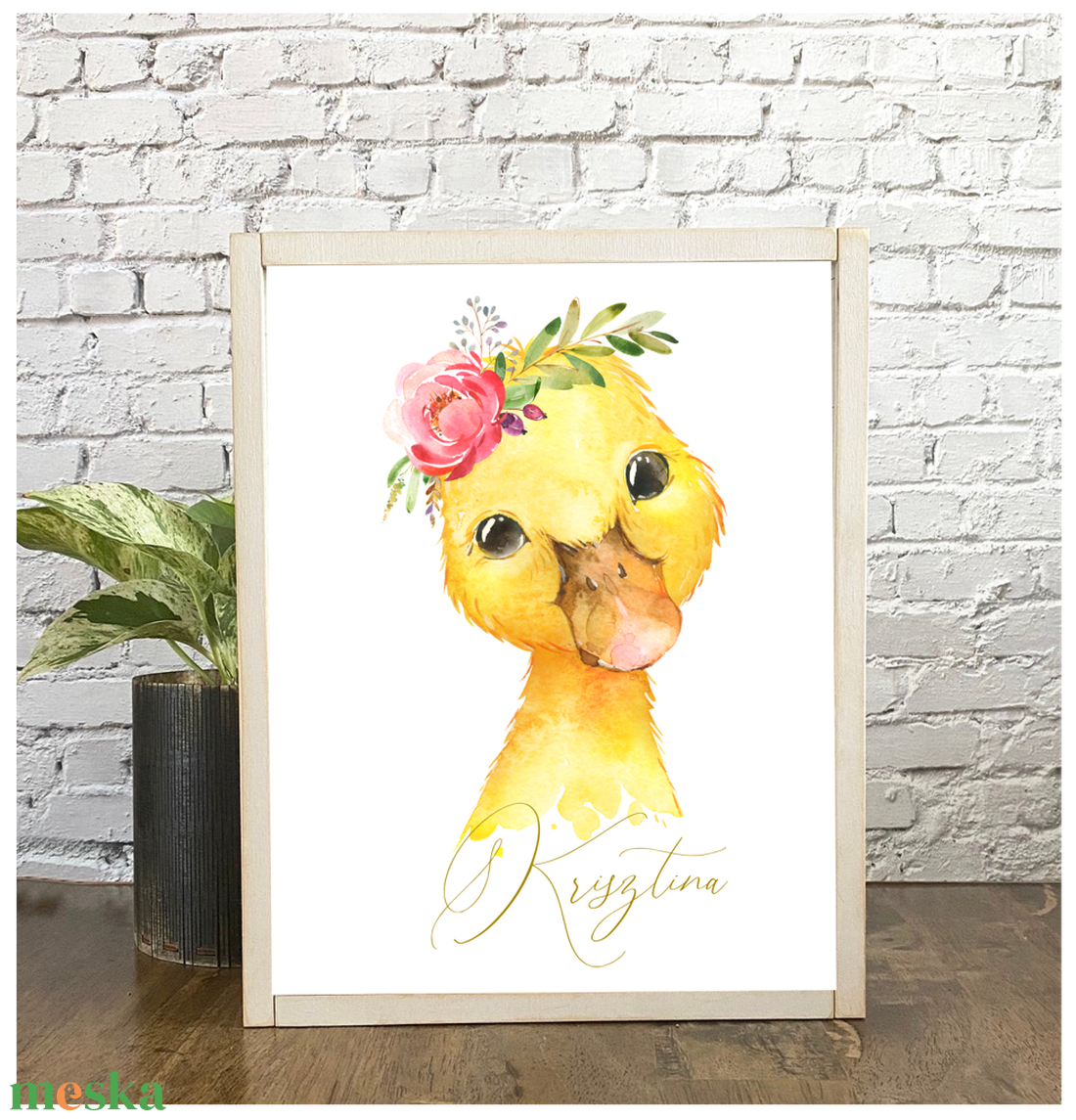 Kiskacsa vagy Kisló 30x20 cm fa tábla baba/gyerekszobába - művészet - grafika & illusztráció - Meska.hu Kiskacsa vagy Kisló 30x20 cm fa tábla baba/gyerekszobába - művészet - grafika & illusztráció - Meska.hu