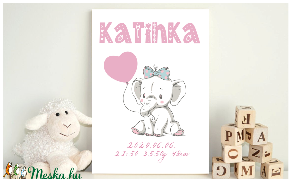 Elefántos-lufis babaköszöntő - fiú 30x20 cm nyomtatott kép, babaszobába - otthon & életmód - dekoráció - Meska.hu Elefántos-lufis babaköszöntő - fiú 30x20 cm nyomtatott kép, babaszobába - otthon & életmód - dekoráció - Meska.hu
