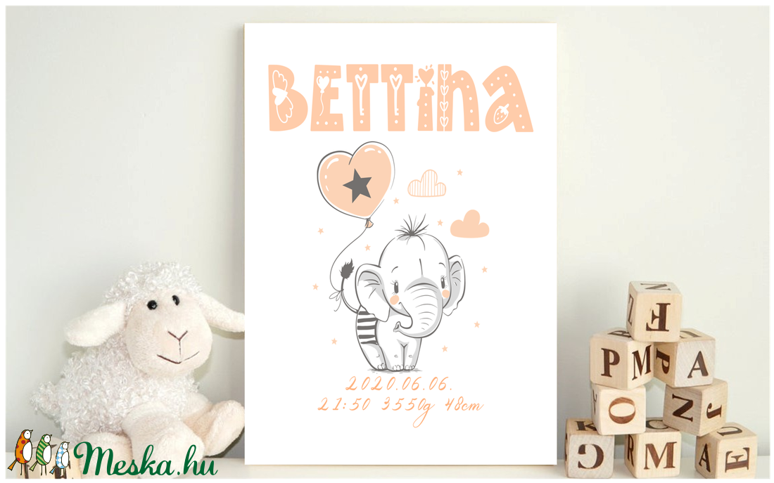Elefántos babaköszöntő - lány vagy fiú 30x20 cm nyomtatott kép, babaszobába - otthon & életmód - dekoráció - Meska.hu Elefántos babaköszöntő - lány vagy fiú 30x20 cm nyomtatott kép, babaszobába - otthon & életmód - dekoráció - Meska.hu