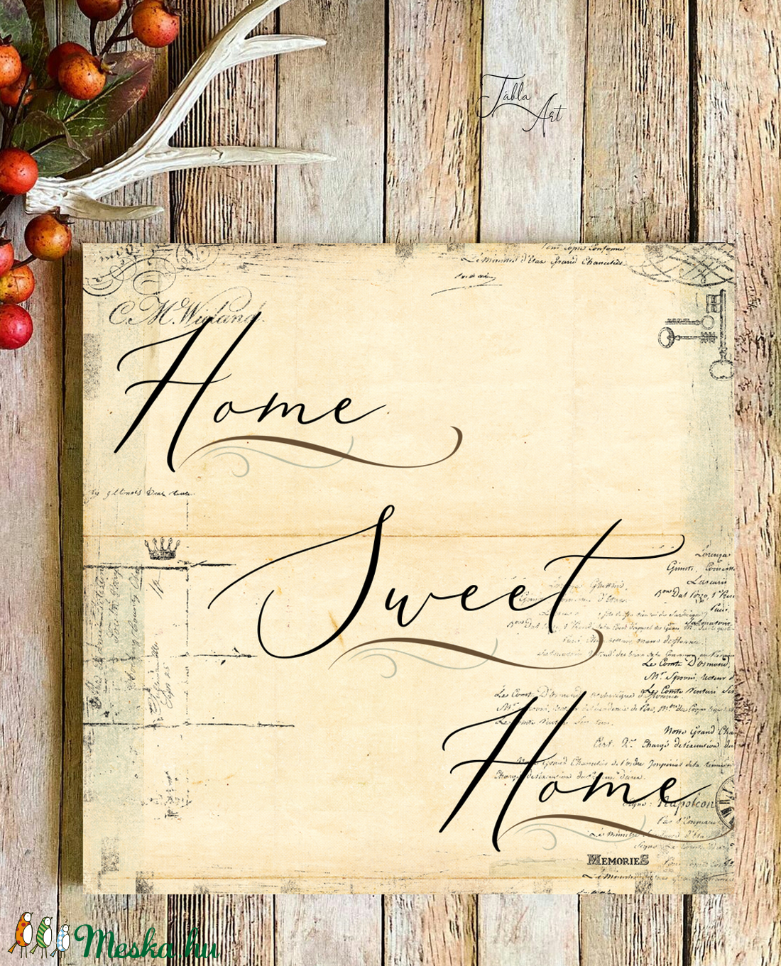 Home sweet home vintage háttérrel 30 cm fa tábla - otthon & életmód - dekoráció - Meska.hu Home sweet home vintage háttérrel 30 cm fa tábla - otthon & életmód - dekoráció - Meska.hu
