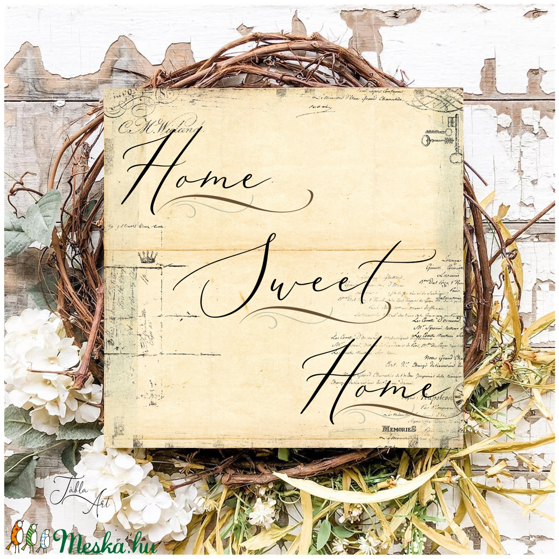 Home sweet home vintage háttérrel 30 cm fa tábla - otthon & életmód - dekoráció - Meska.hu Home sweet home vintage háttérrel 30 cm fa tábla - otthon & életmód - dekoráció - Meska.hu