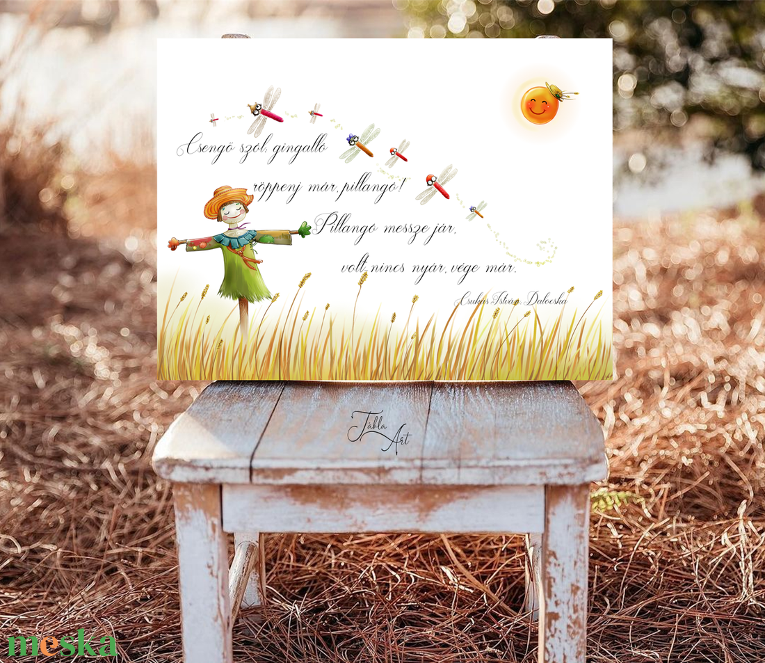 Csengő szól 40x30 cm 40x30 cm őszi fa tábla - otthon & életmód - dekoráció - Meska.hu Csengő szól 40x30 cm 40x30 cm őszi fa tábla - otthon & életmód - dekoráció - Meska.hu