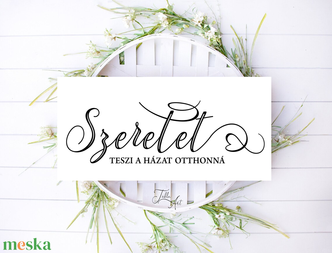 Szeretet teszi a házat otthonná 40x20 cm fa tábla vagy vászonkép különböző méretben - otthon & életmód - dekoráció - kép & falikép - táblakép - Meska.hu Szeretet teszi a házat otthonná 40x20 cm fa tábla vagy vászonkép különböző méretben - otthon & életmód - dekoráció - kép & falikép - táblakép - Meska.hu