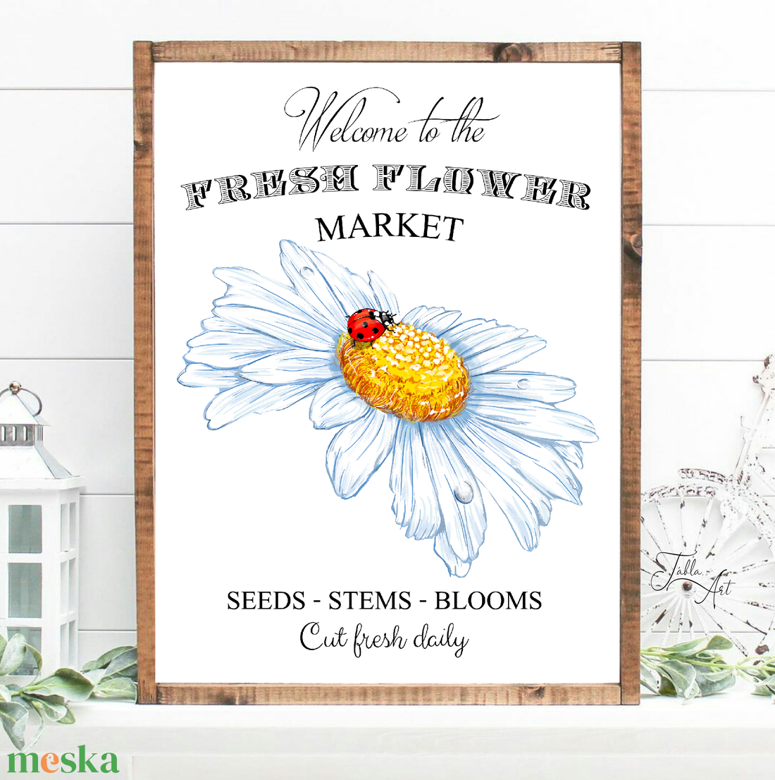 Welcome to the fresh flower market - katica 30x20 cm vagy 40x30 cm fa tábla vagy vászonkép több méretben, tavasz, húsvét - otthon & életmód - dekoráció - kép & falikép - táblakép - Meska.hu Welcome to the fresh flower market - katica 30x20 cm vagy 40x30 cm fa tábla vagy vászonkép több méretben, tavasz, húsvét - otthon & életmód - dekoráció - kép & falikép - táblakép - Meska.hu
