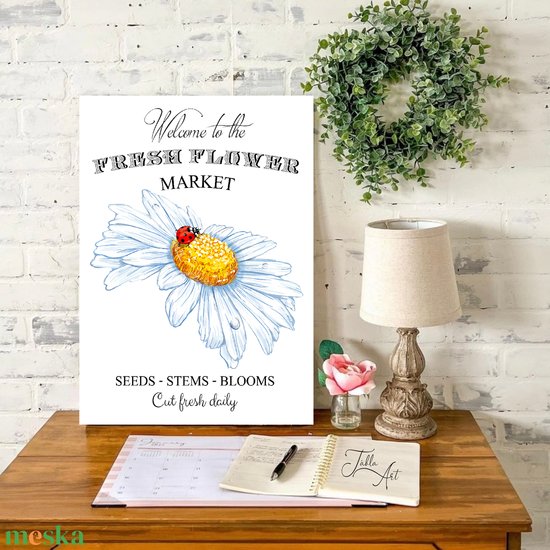 Welcome to the fresh flower market - katica 30x20 cm vagy 40x30 cm fa tábla vagy vászonkép több méretben, tavasz, húsvét - otthon & életmód - dekoráció - kép & falikép - táblakép - Meska.hu Welcome to the fresh flower market - katica 30x20 cm vagy 40x30 cm fa tábla vagy vászonkép több méretben, tavasz, húsvét - otthon & életmód - dekoráció - kép & falikép - táblakép - Meska.hu