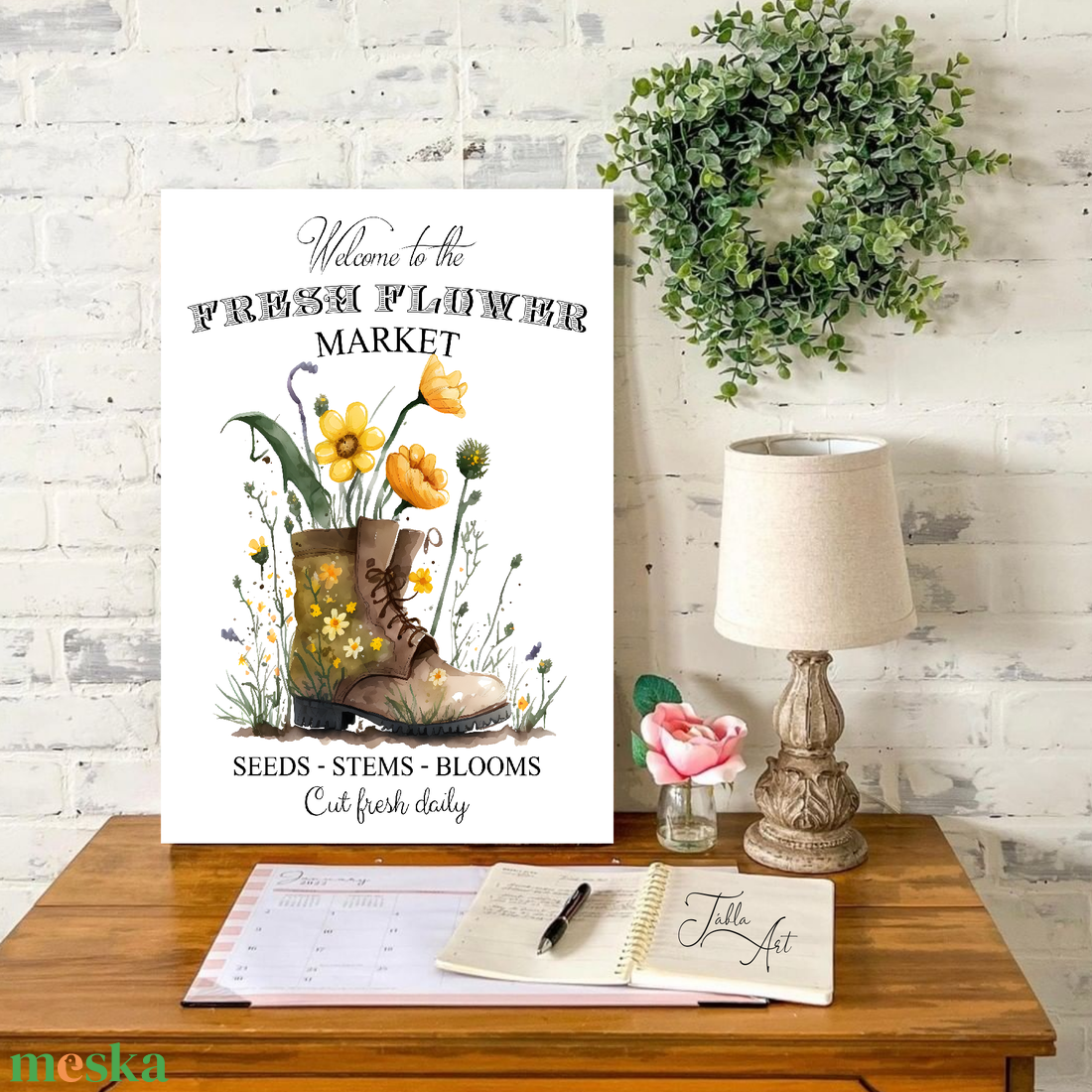 Welcome to the fresh flower market - bakancs 30x20 cm vagy 40x30 cm fa tábla vagy vászonkép több méretben, tavasz,húsvét - otthon & életmód - dekoráció - kép & falikép - táblakép - Meska.hu Welcome to the fresh flower market - bakancs 30x20 cm vagy 40x30 cm fa tábla vagy vászonkép több méretben, tavasz,húsvét - otthon & életmód - dekoráció - kép & falikép - táblakép - Meska.hu