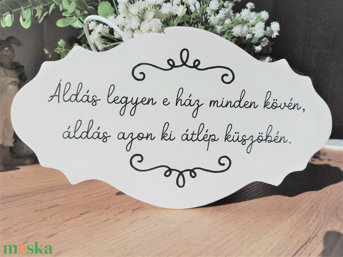 Áldas legyen e ház minden kövén 24x13,5 cm fa tábla - otthon & életmód - dekoráció - kép & falikép - táblakép - Meska.hu Áldas legyen e ház minden kövén 24x13,5 cm fa tábla - otthon & életmód - dekoráció - kép & falikép - táblakép - Meska.hu