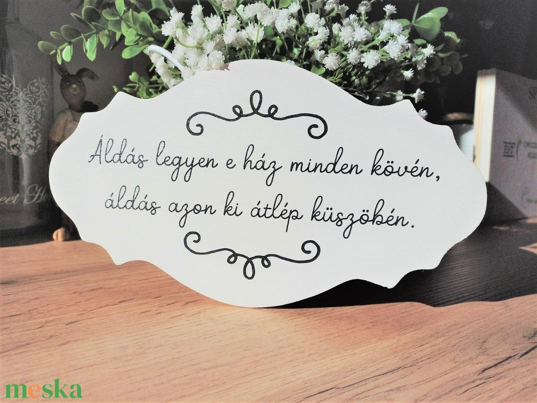 Áldas legyen e ház minden kövén 24x13,5 cm fa tábla - otthon & életmód - dekoráció - kép & falikép - táblakép - Meska.hu Áldas legyen e ház minden kövén 24x13,5 cm fa tábla - otthon & életmód - dekoráció - kép & falikép - táblakép - Meska.hu