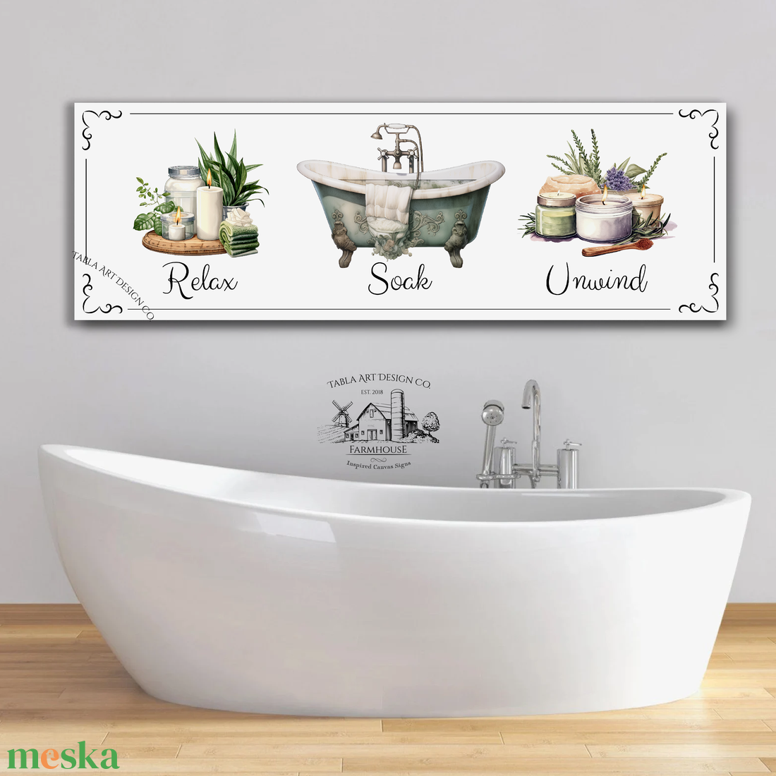 Relax Soak Unwind vászonkép 60x20 cm vagy 90x30 cm méretben - otthon & életmód - dekoráció - kép & falikép - táblakép - Meska.hu Relax Soak Unwind vászonkép 60x20 cm vagy 90x30 cm méretben - otthon & életmód - dekoráció - kép & falikép - táblakép - Meska.hu